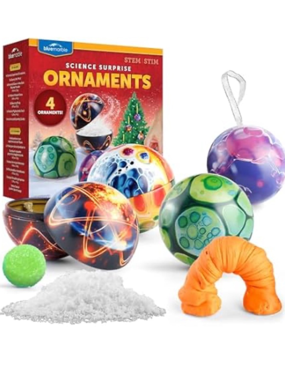 Bluemarble Science Experiment Christmas Ornament Gift - All Materials Included